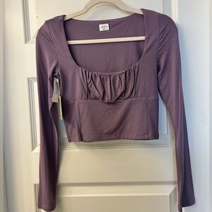 Wilfred (Aritzia) purple long sleeve